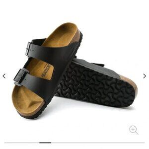 Birkenstock Arizona Slide Sandal Black Women's Size 7 (EU 37)